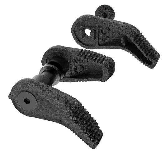 Magpul MAG1071BLK MOE Enhanced Selector Kit  made of Polymer with Black Finish for HK MP5