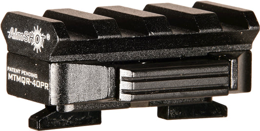 AimShot MTMQR40PR M-LOK Adapter  Quick Release Black Anodized Aluminum, Picatinny Rail Mount