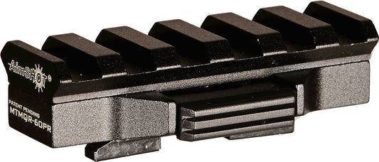 AimShot MTMQR60PR Quick Release M-Lok Adapter Picatinny Rail  Black Anodized