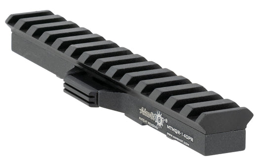 AimShot MTMQR140PR Quick Release M-Lok Adapter Picatinny Rail  Black Anodized