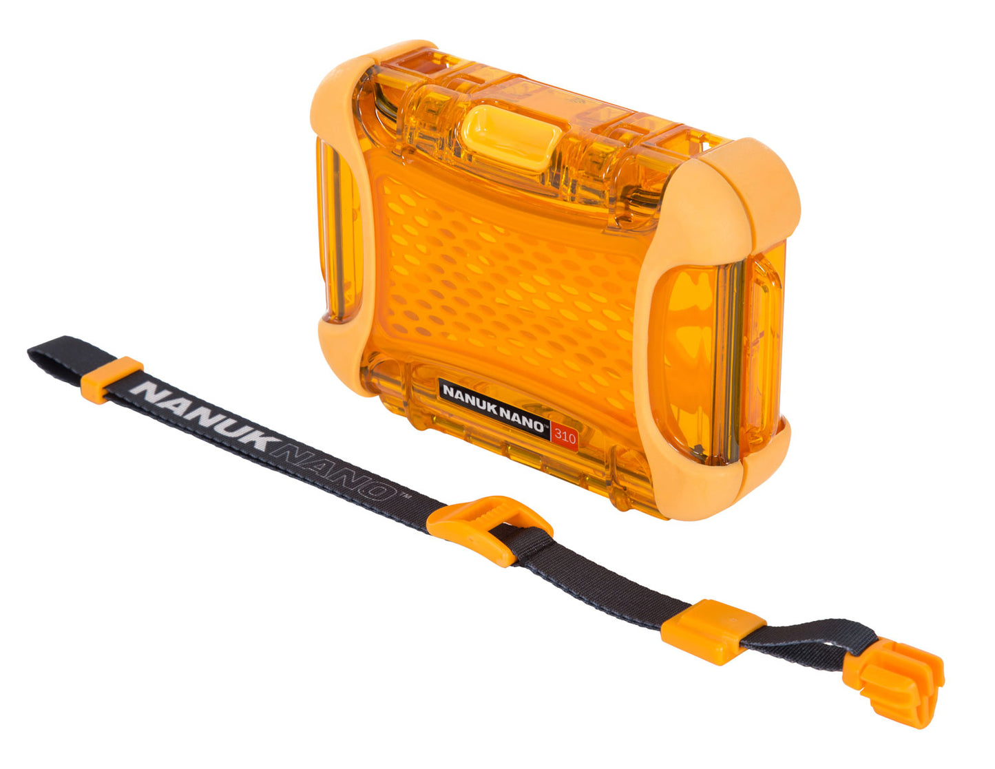 Nanuk 3100003 Nano 310 Orange Polycarbonate w/ PowerClaw Latches Includes Carry Strap
