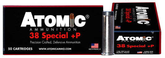 Atomic Ammunition 419 Pistol Precision Craft 38Special +P 148gr Lead Hollow Point 50 Per Box/10 Case