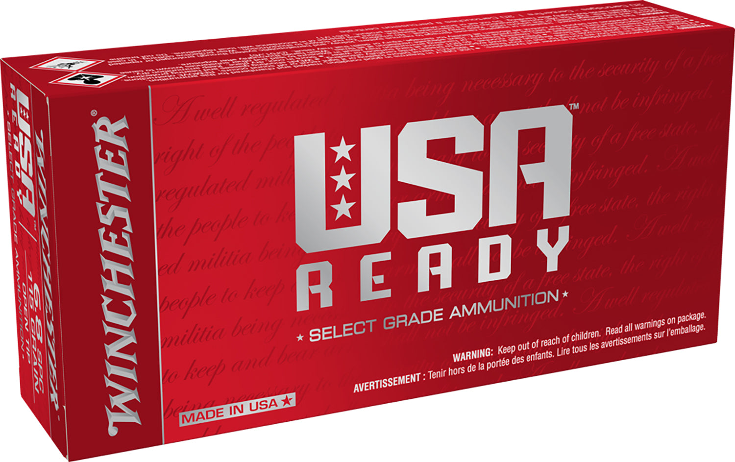 Winchester Ammo RED68SPC USA Ready  6.8mmRemSPC 115gr Open Tip 20 Per Box/10 Case
