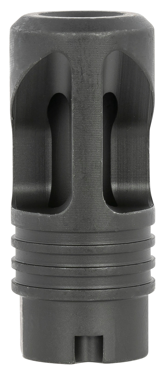 LBE Unlimited AK47DP Dual Port Flash Hider Black with 14x1 LH Threads AK-Platform