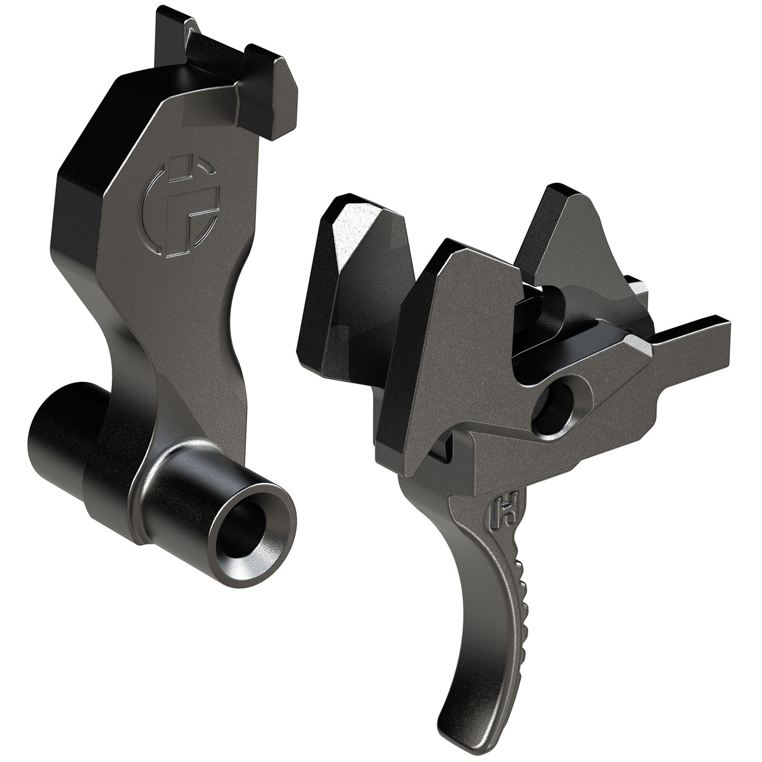 Hiperfire XAKM1 Xtreme AK Mark-1 Single-Stage Curved Trigger w/ 2 lbs Draw Weight & Black Maganese Phosphate Finish
