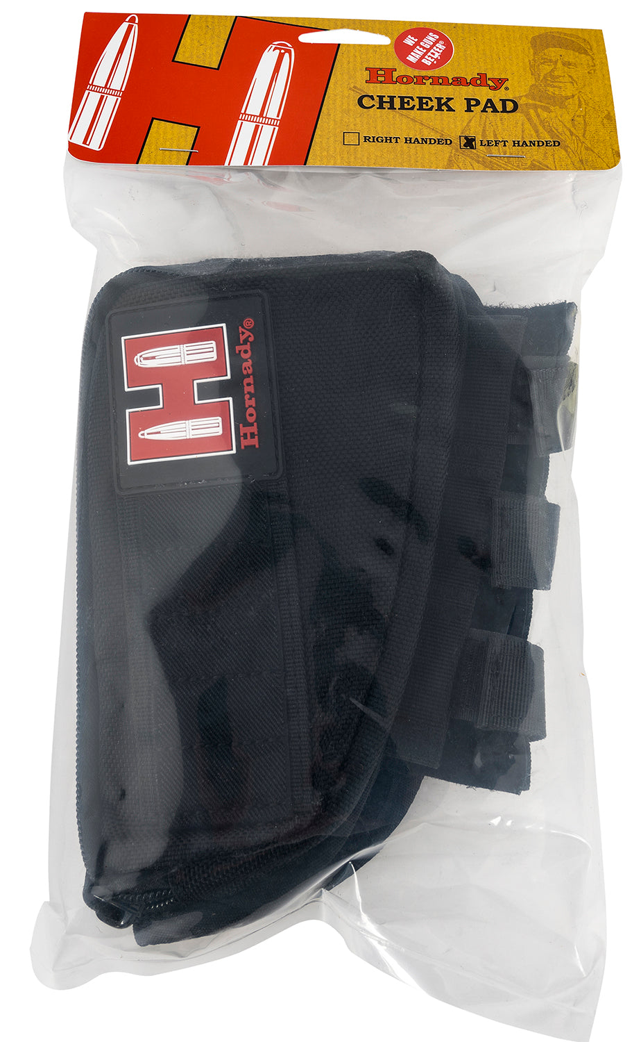 Hornady 99113 Gun Cheek Piece  Black Cordura 5rd Rifle Left Hand