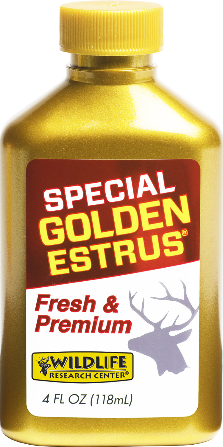 Wildlife Research 4054 Special Golden Estrus Buck Lure Deer Attractant Doe In Estrus Scent 4 oz Bottle