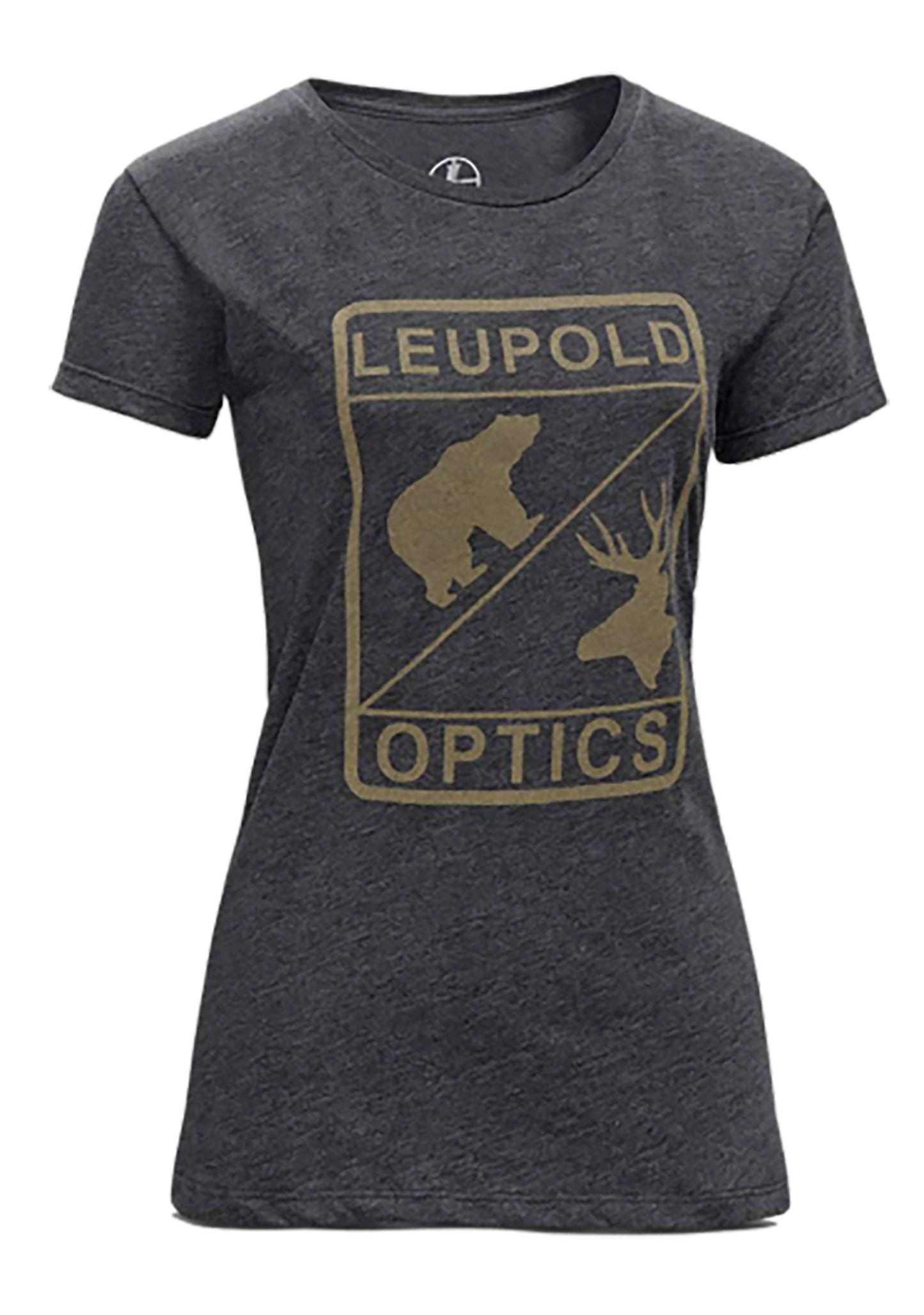 Leupold 170559 L Optics Women's Graphite Cotton/Polyester Short Sleeve Medium