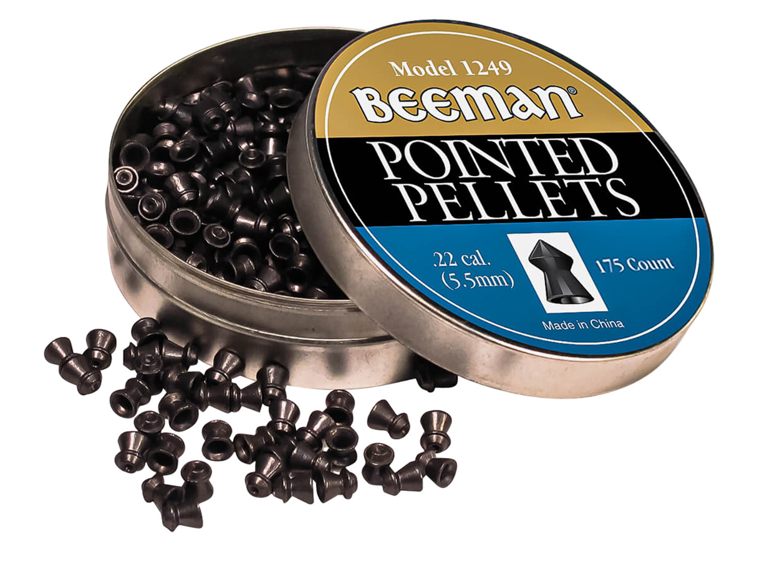 Beeman 1249  Pointed 22 Lead 175/Tin
