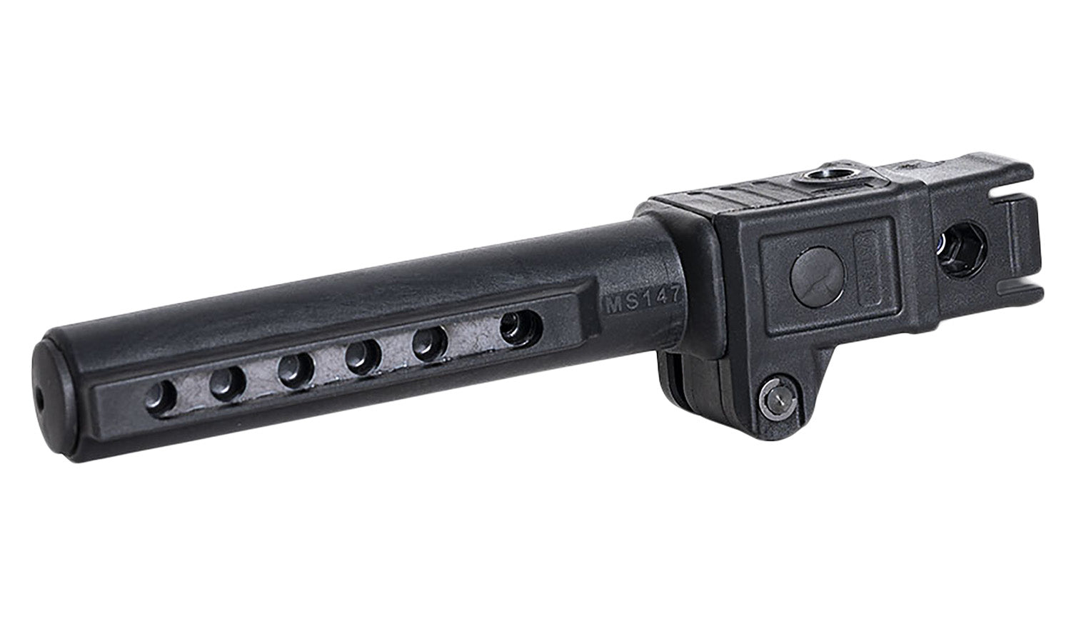 NcStar VG147 Folding Mil-Spec Stock Tube  Black for AK-Platform