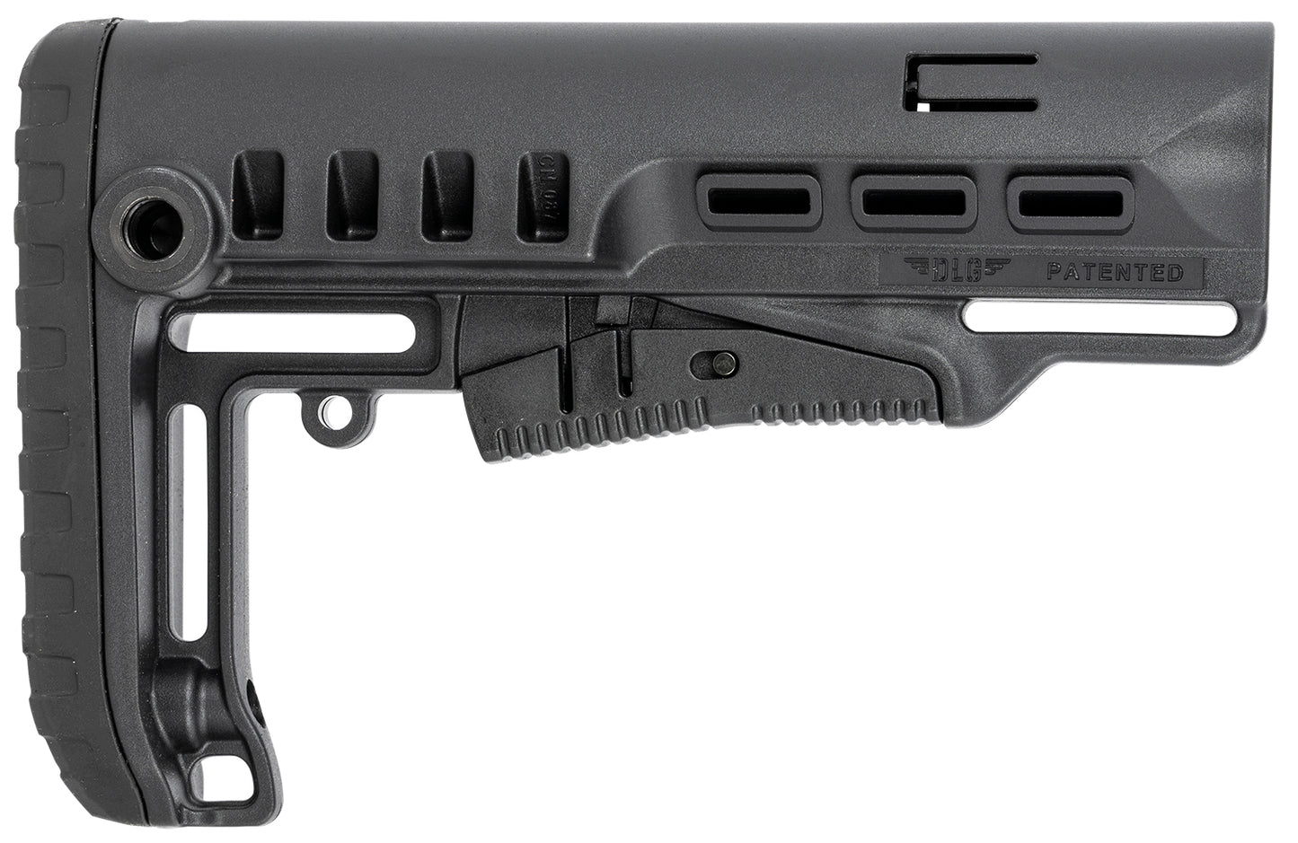 NcStar VG087 Tactical Mil-Spec Stock Black Synthetic Collapsible