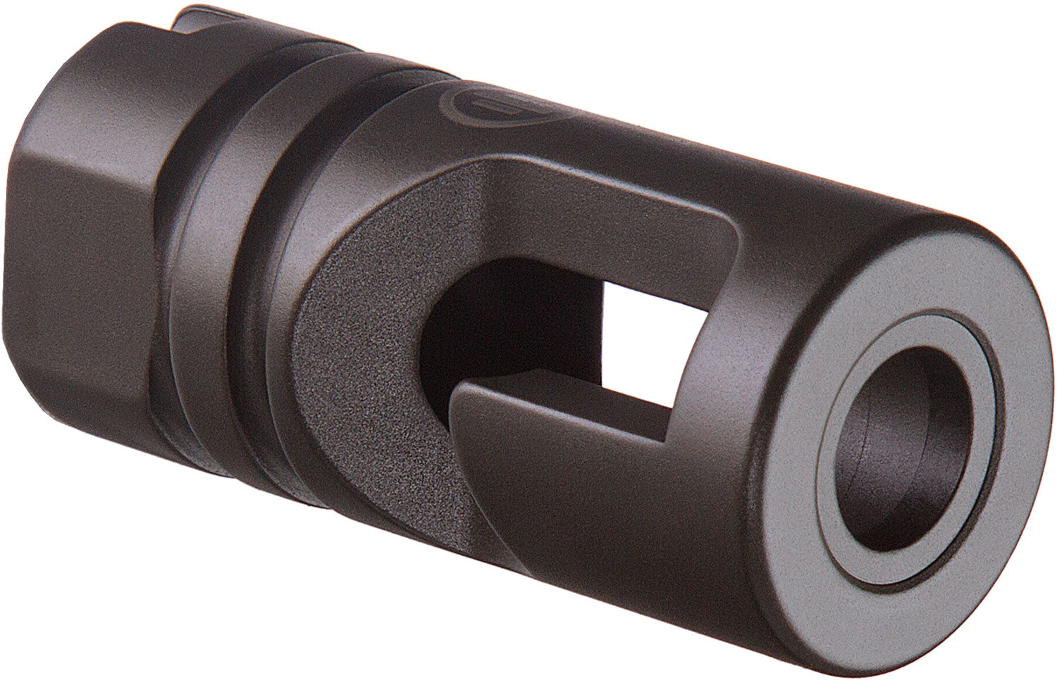 Primary Weapons 3JTC14F1F JTAC 47 Compensator Black 4140 Steel w/M14x1 LH Threads, 2.20" OAL & .900" Diameter For 7.62x39mm/5.45x39mm AR-Platform