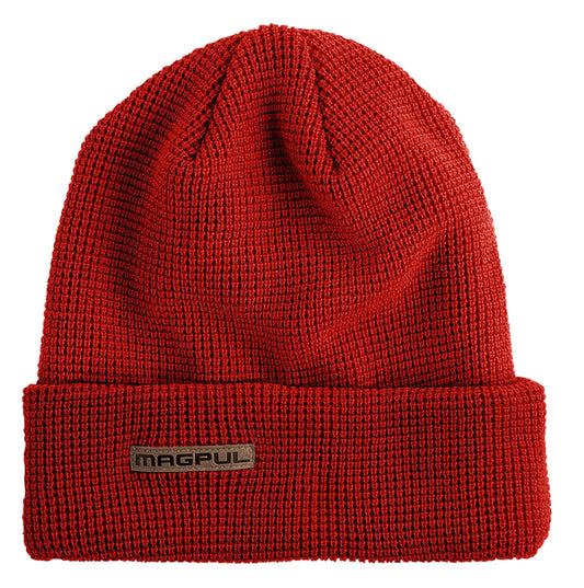 Magpul MAG1239610 Watch Cap Waffle Beanie Red Acrylic/Wool OSFA