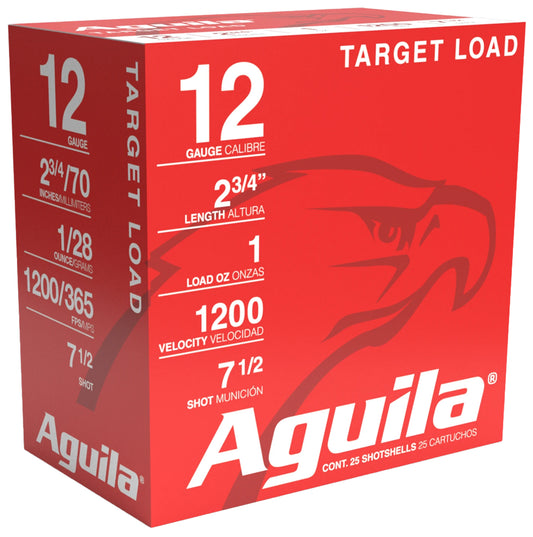Aguila 1CHB1304 Target Load Competition 12Gauge 2.75" 1oz 7.5Shot 25 Per Box/10 Case