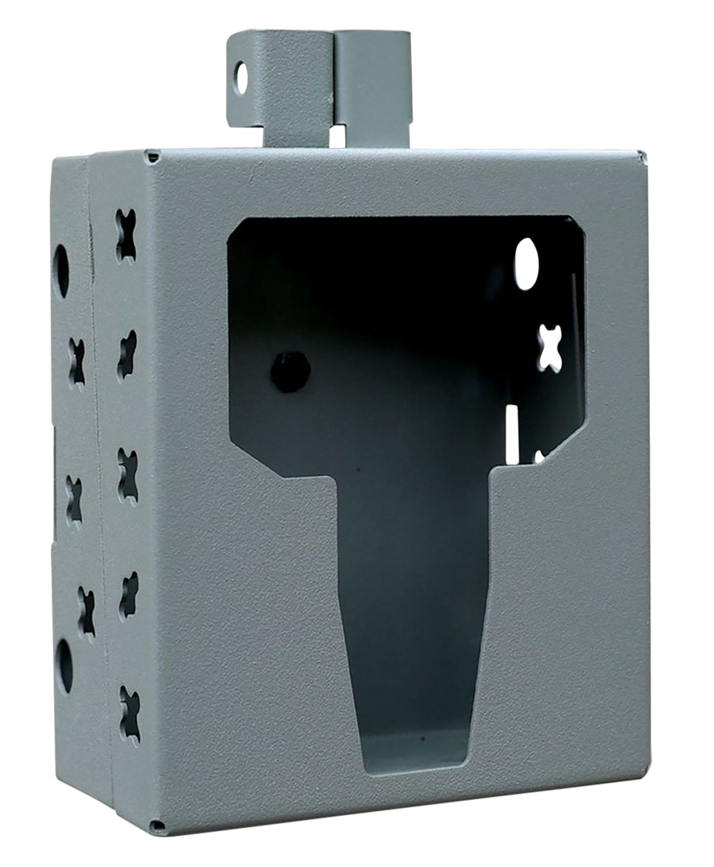 Moultrie MCA14058 Security Box  Compatible With 2021 Moultrie Cameras Gray Powder Coated Steel