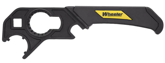 Wheeler 1099561 Professional Armorer's Wrench Black/Yellow Steel AR Platform Firearm 1 Pieces