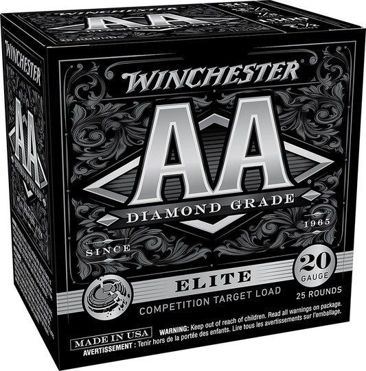 Winchester Ammo AADG207 AA Diamond Grade Elite Trap 20Gauge 2.75" 7/8oz 7.5Shot 25 Per Box/10 Case