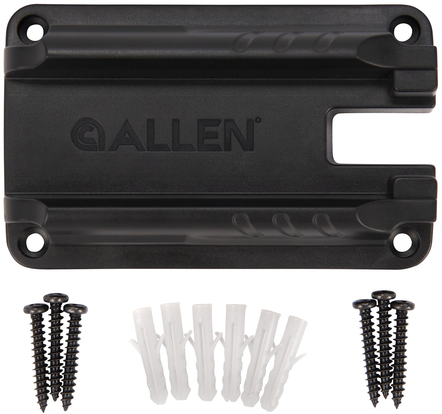 Allen 5648 Gun Ready Rail Handgun Magnet Black Metal Holds 1 Handgun