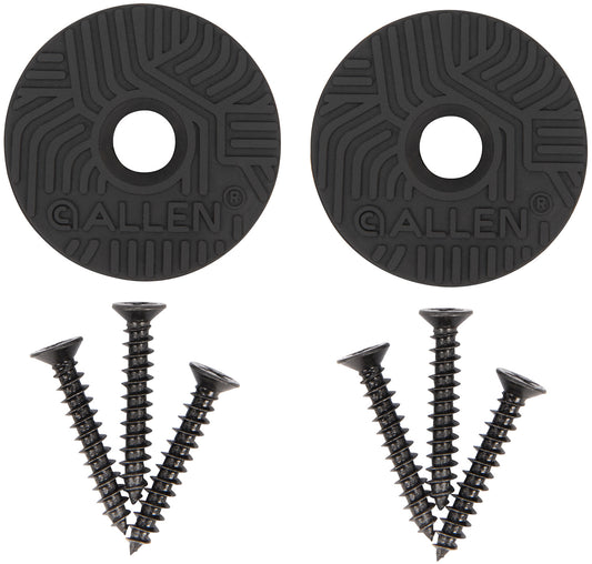 Allen 5649 Disc Gun & Tool Magnet Set Black Metal Screw On 2 pk
