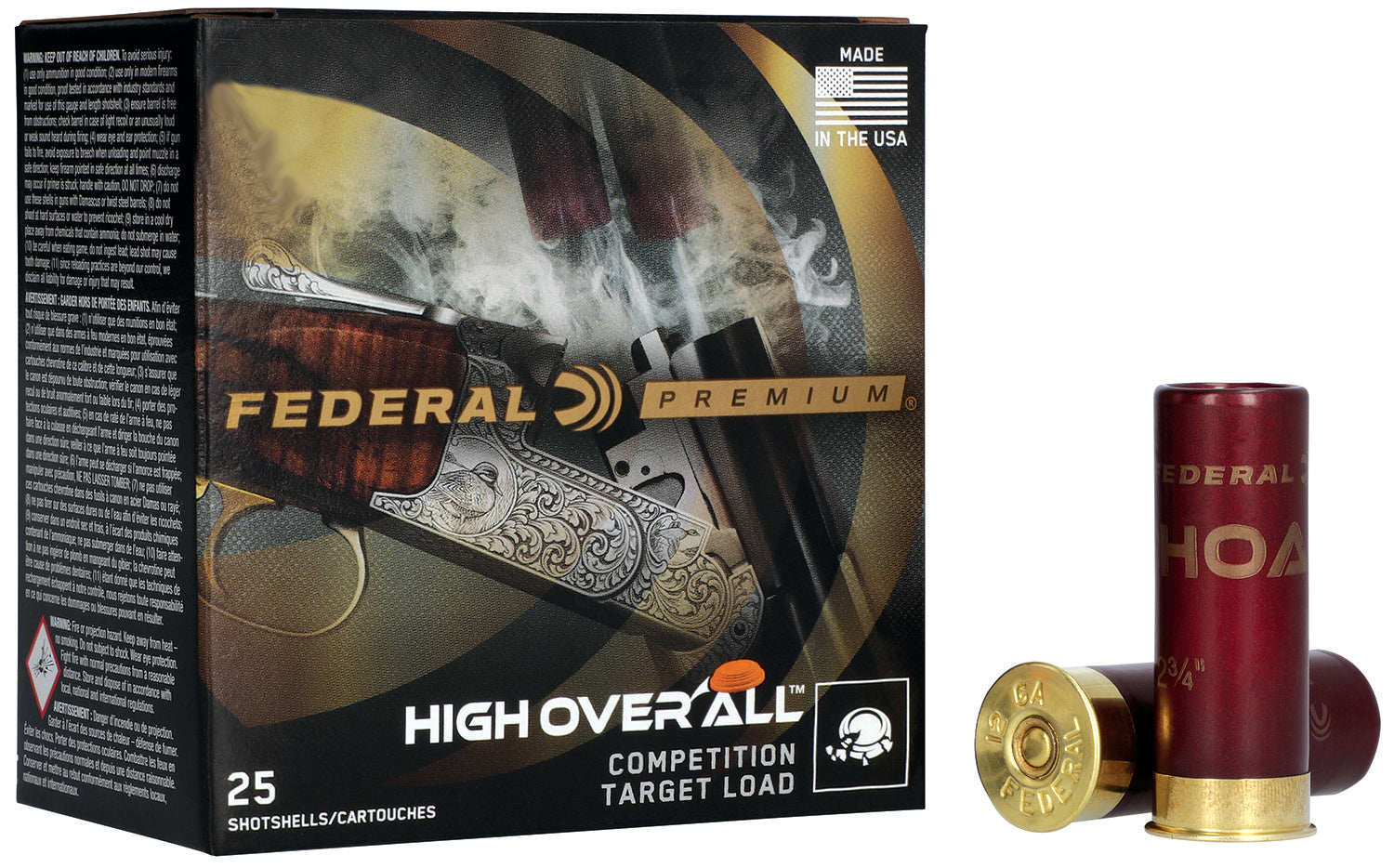 Federal HOA41085 Premium High Over All 410Gauge 2.50" 1/2oz 8.5Shot 25 Per Box/10 Case