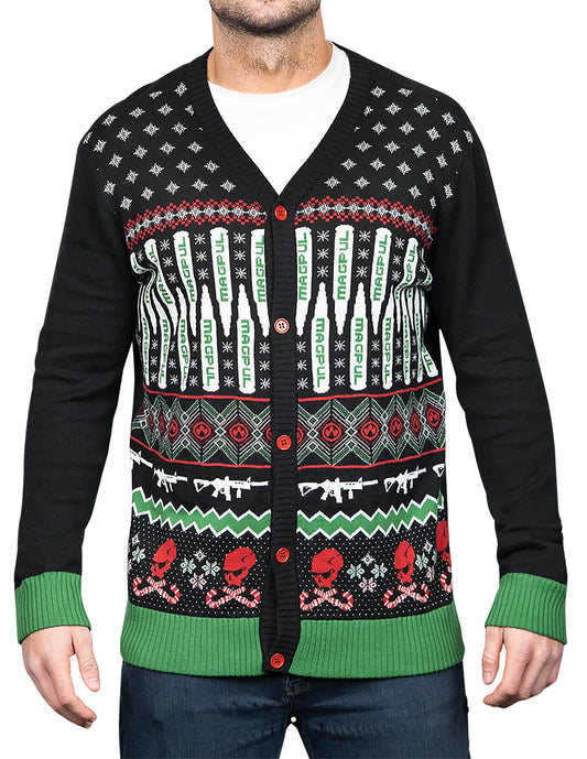 Magpul MAG1198969M Krampus Christmas Sweater Multi Color Long Sleeve Medium