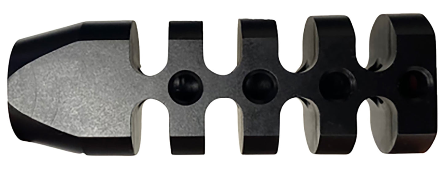 Bowden Tactical J1348351 Muzzle Brake  Black Nitride Finish 4140 Steel with 1/2"-28 tpi Threads & 1" Diameter for AR-15 Includes Crush Washer Medium