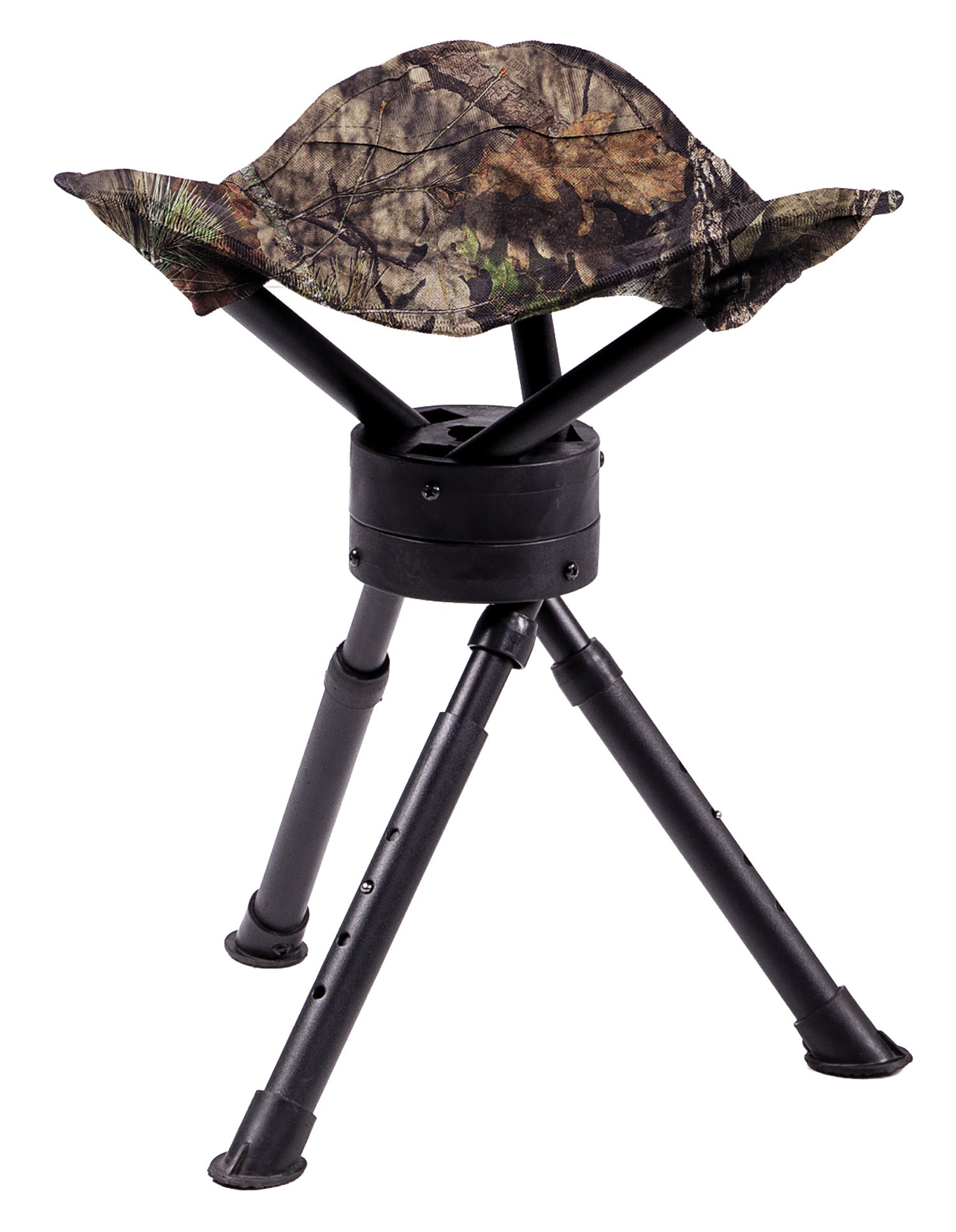 Ameristep AMSAMEFT1011 Tripod Stool  360 Degree Swivel Mossy Oak Break-Up Country Heavy Duty Fabric/Steel
