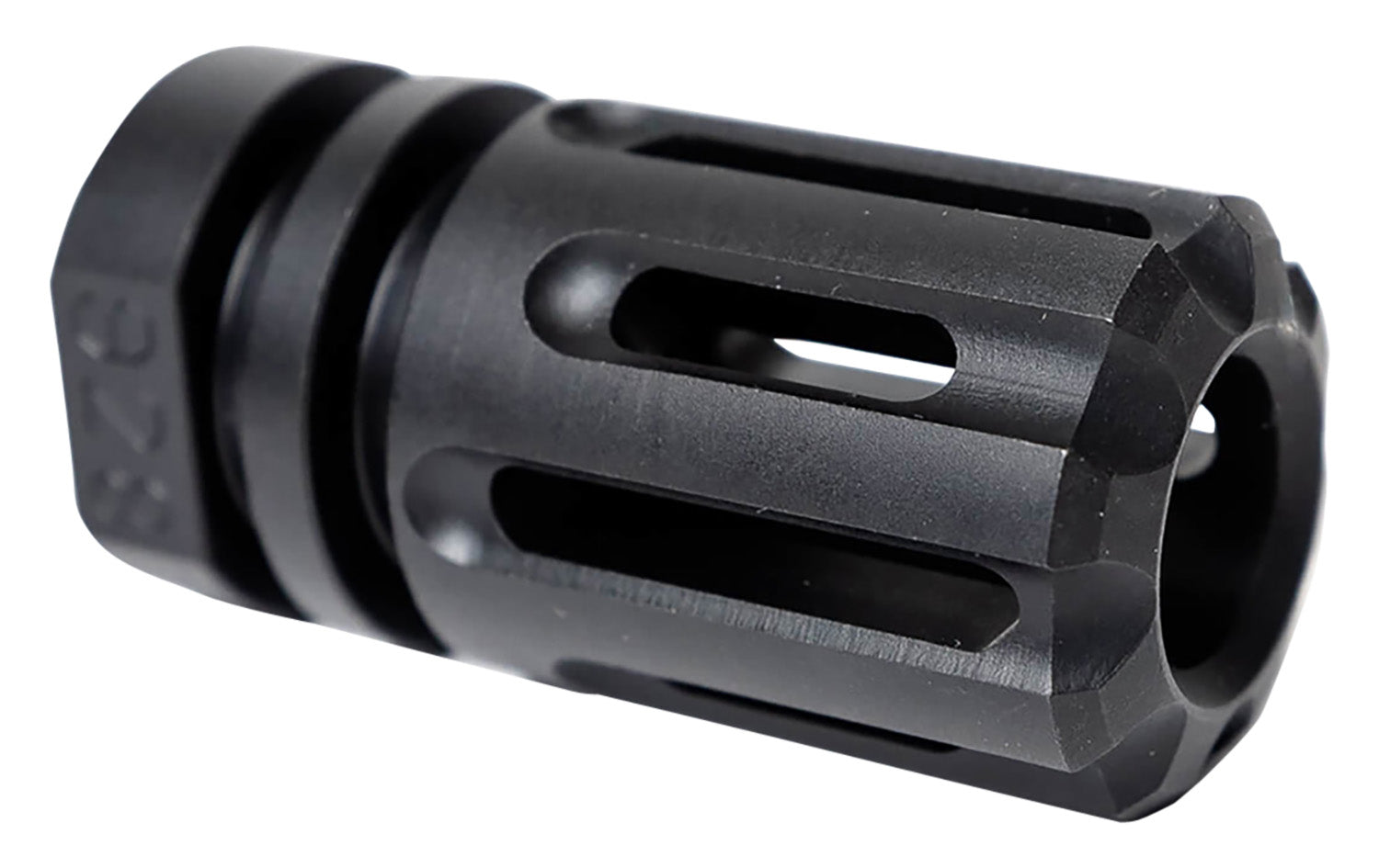 Angstadt Arms AAF09HHB28 Flash Hider  Black Hardcoat Anodized Steel with 1/2"-28 tpi Threads 1.75" OAL for 9mm Luger