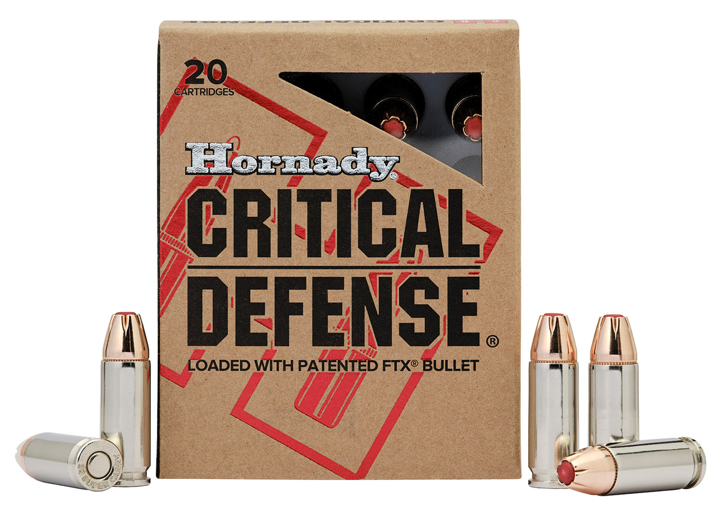 Hornady 90050 Critical Defense  30SuperCarry 100gr Hornady Flex Tip eXpanding 20 Per Box/10 Case