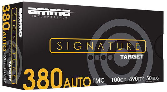 Ammo Inc 380100TMCA50 Signature  380ACP 100gr Total Metal Case 50 Per Box/20 Case