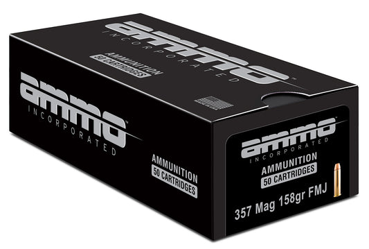 Ammo Inc 357158FMJA50 Signature  357Mag 158gr Full Metal Jacket 50 Per Box/20 Case