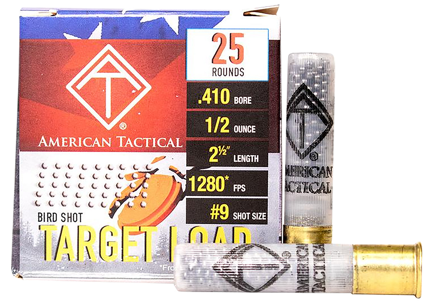ATI ATIAC4109 Target Load  410Gauge 2.5" 1/2oz 9Shot 20 Per Box/10 Case