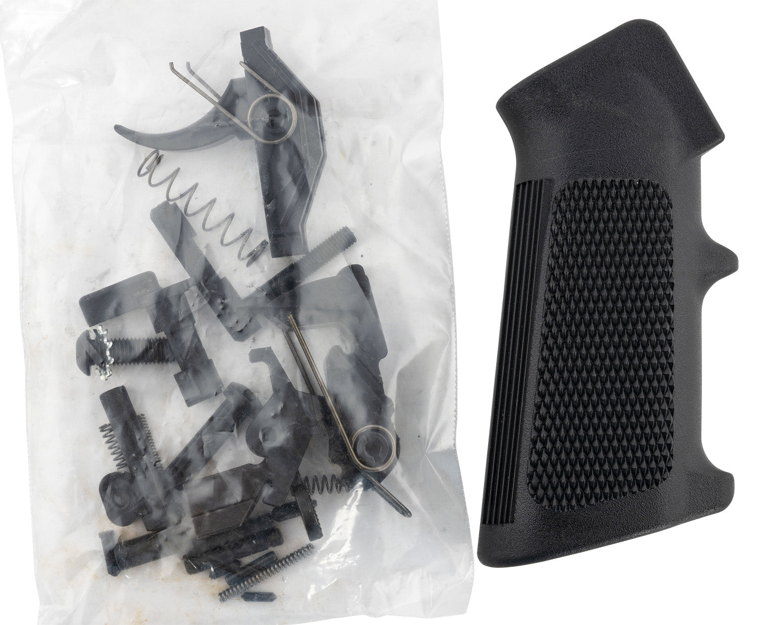 ET Arms Inc ETAPOLYLPK Lower Parts Kit  Includes Pistol Grip, Fire Controls, Springs, Pins, Detents & All Necessary Parts For AR-15 Lower, Nano Composite