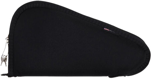 Allen 7413 Locking Handgun Case Black Endura, YKK Zippers & Foam Padding Includes 2 Keys 13" L