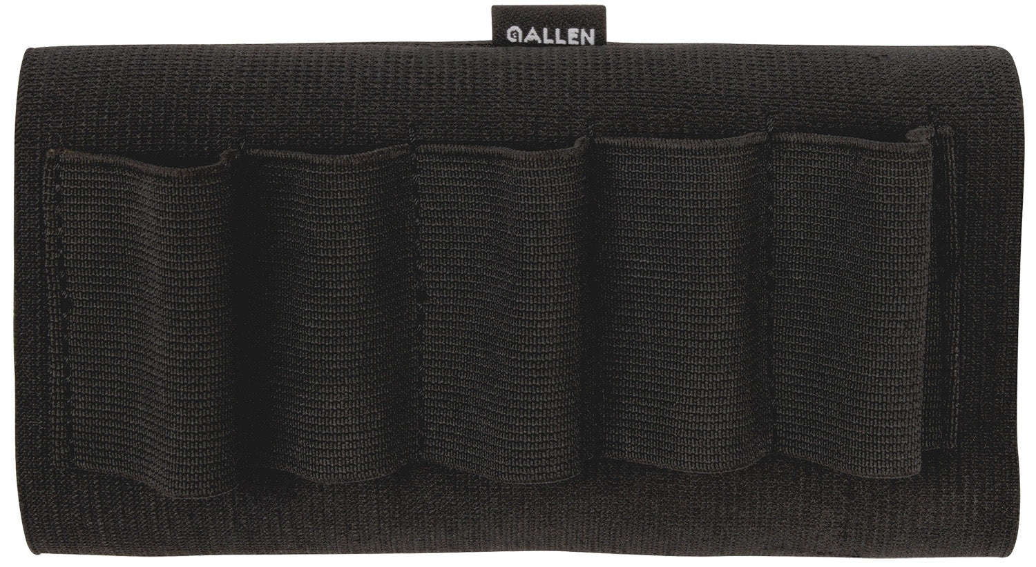 Allen 205 Shotgun Shell Holder  Black Elastic 5rd Shotgun Buttstock Mount