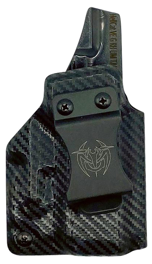 Viridian 9500293 UM Tactical Qualifier IWB/OWB Black Boltaron Belt Clip/Belt Loop Fits Springfield Hellcat Right Hand