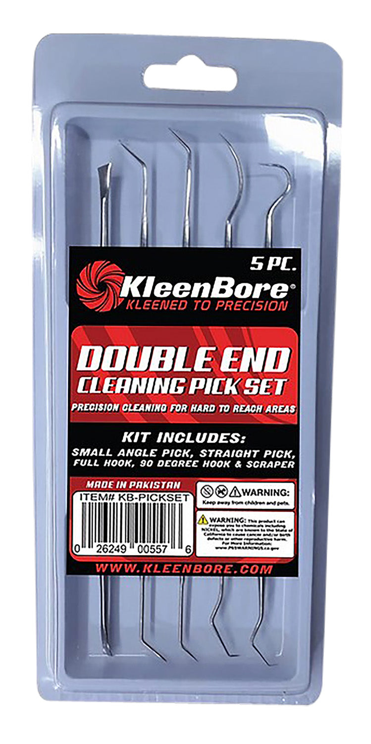 KleenBore KBPICKSET Stainless Steel Double Ended Gun Pick Set