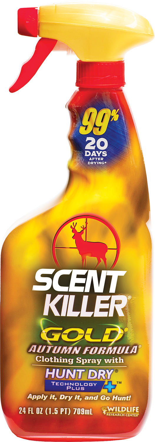 Wildlife Research 1275 Scent Killer Gold Autumn Formula Odor Eliminator 24 oz Trigger Spray