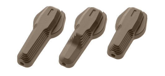 Magpul MAG1254FDE ESK Safety Selector FDE Polymer/Steel, Ambi 60/90 Degree Options, Fits AR-Platform