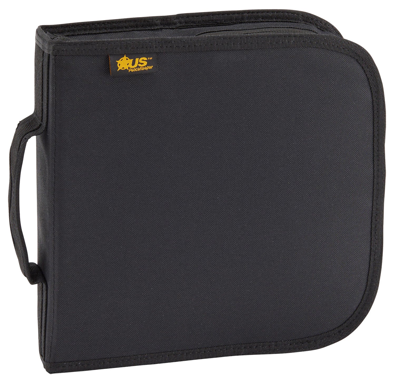 US PeaceKeeper P26208 Handgun Case  Black Holds 1 Handgun Polyester