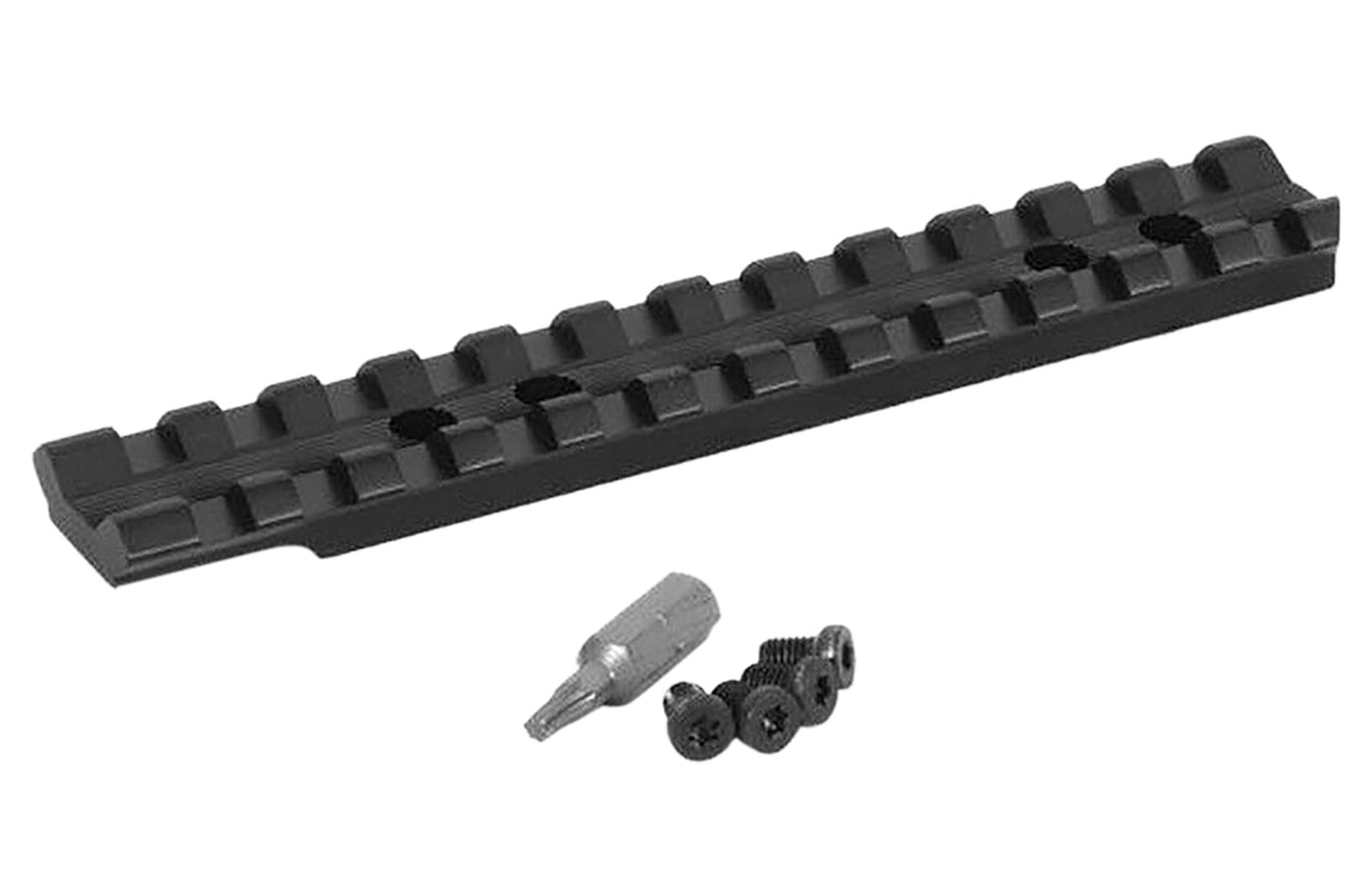 Henry HEGW14PR Henry EGW Picatinny Rail  Matte Black 0 MOA