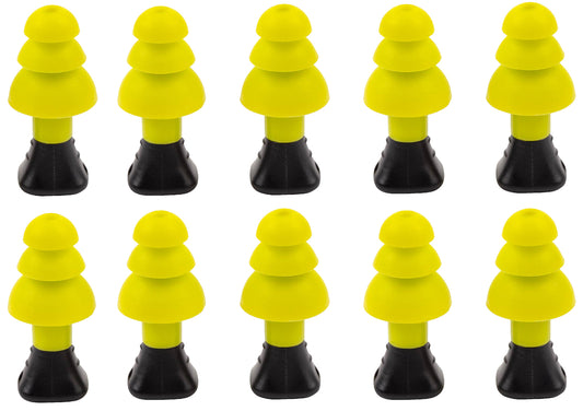 Allen 4122 Silicone Ear Plugs  26 dB Yellow 5 Pair