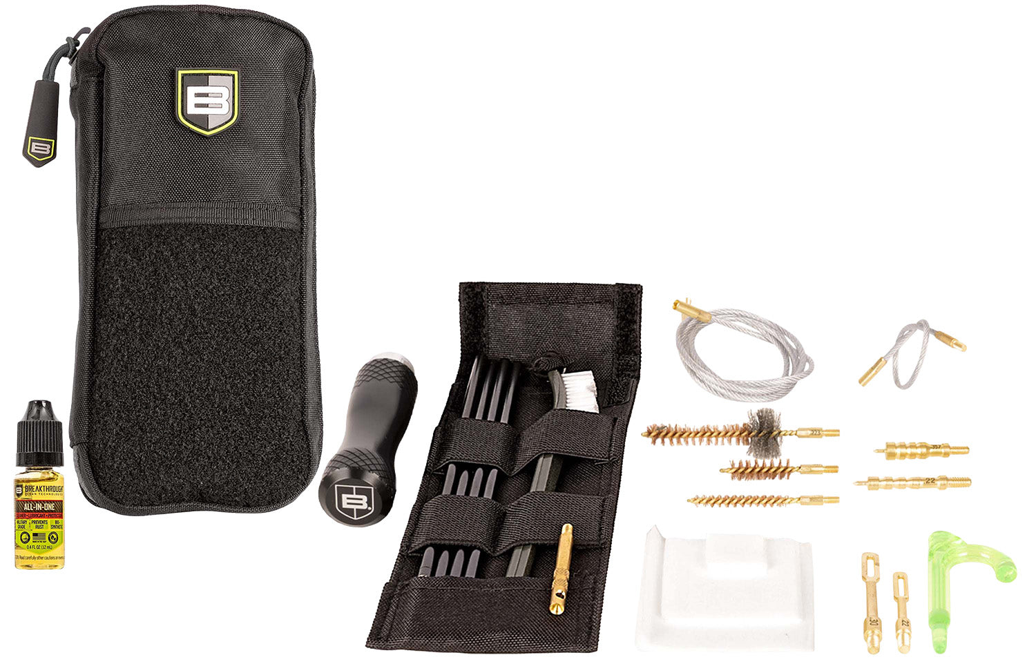 Breakthrough Clean BTMPKRH Badge Rod/Pull Thru Kit 5.56mm/9mm