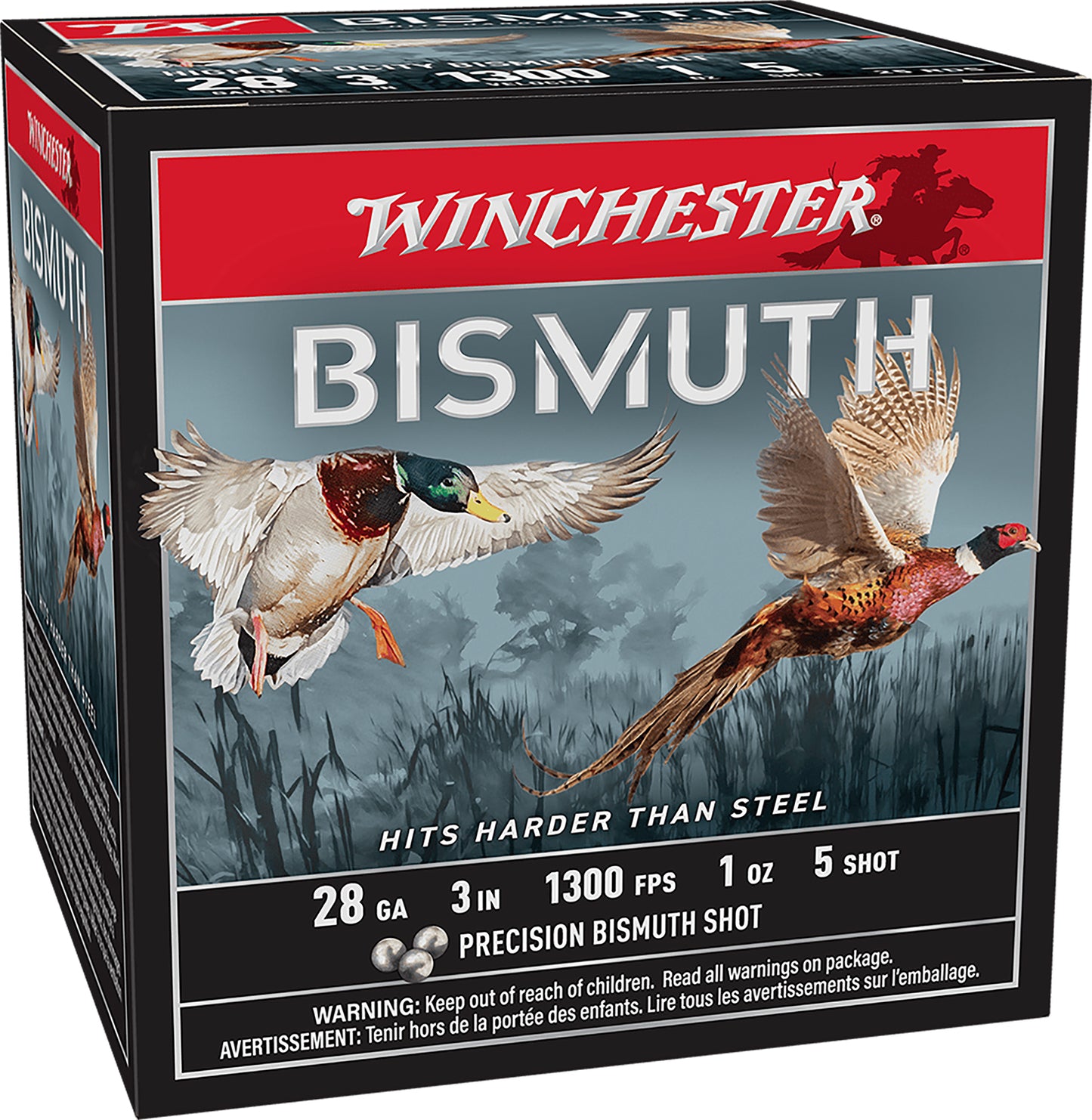 Winchester Ammo SWB2835 Bismuth  28Gauge 3" 1oz 5Shot 25 Per Box/10 Case