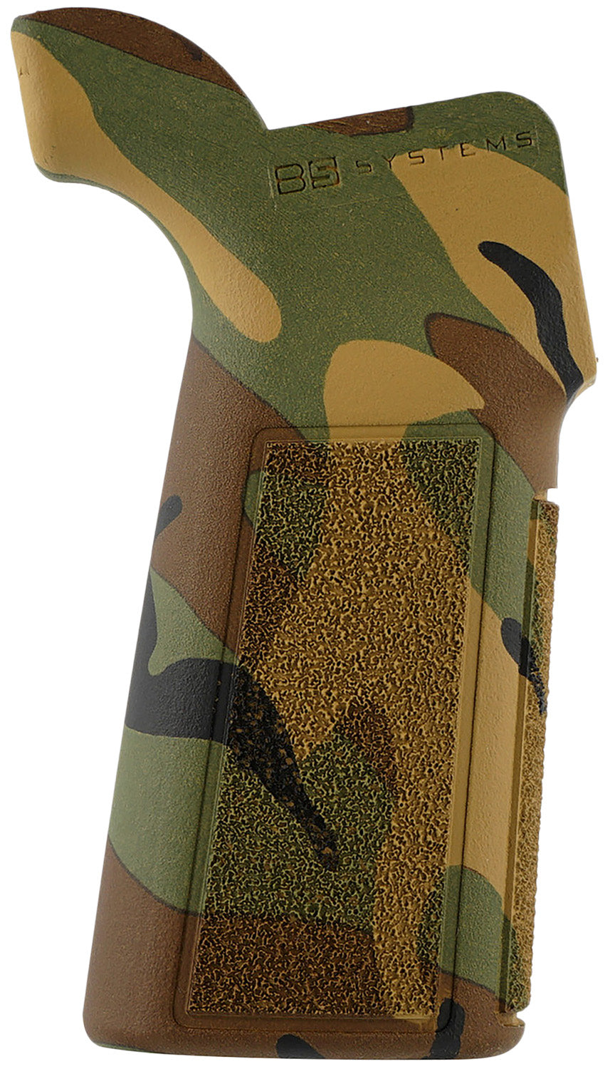 B5 Systems PGR1187 Type 23 P-Grip  Woodland Camo Polymer