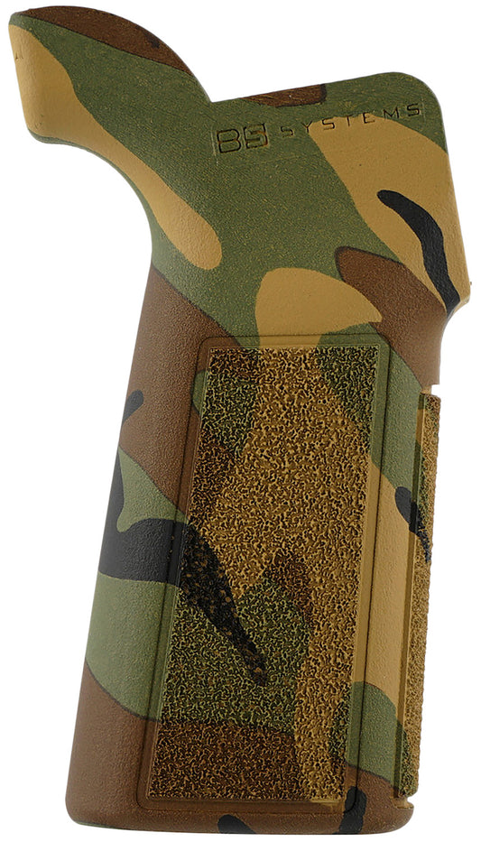 B5 Systems PGR1187 Type 23 P-Grip  Woodland Camo Polymer