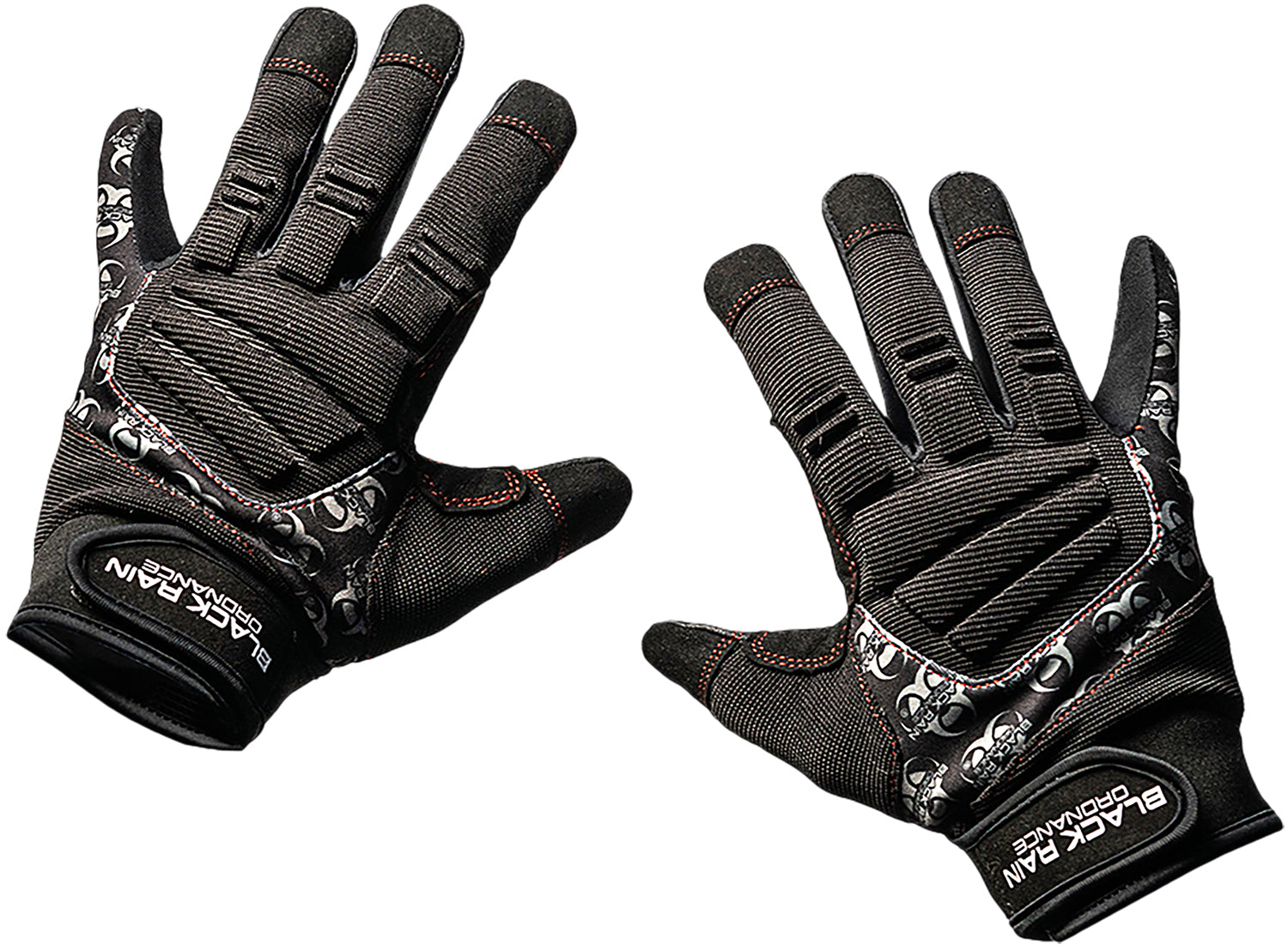 Black Rain Ordnance TACTGLOVEBLK/GRY2XL Tactical Gloves  Black/Gray 2XL Velcro