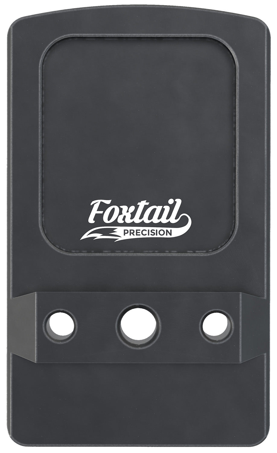 Foxtail Precision 100014 Rear Sight Dovetail Optic Adapter Plate for non MOS Glock  Black Anodized Glock Non MOS