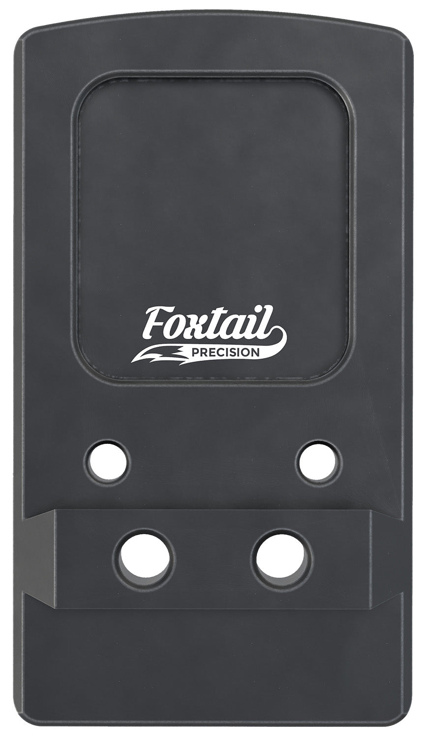 Foxtail Precision 100015 Rear Sight Dovetail Optic Adapter Plate for non MOS Glock  Black Anodized Glock Non MOS