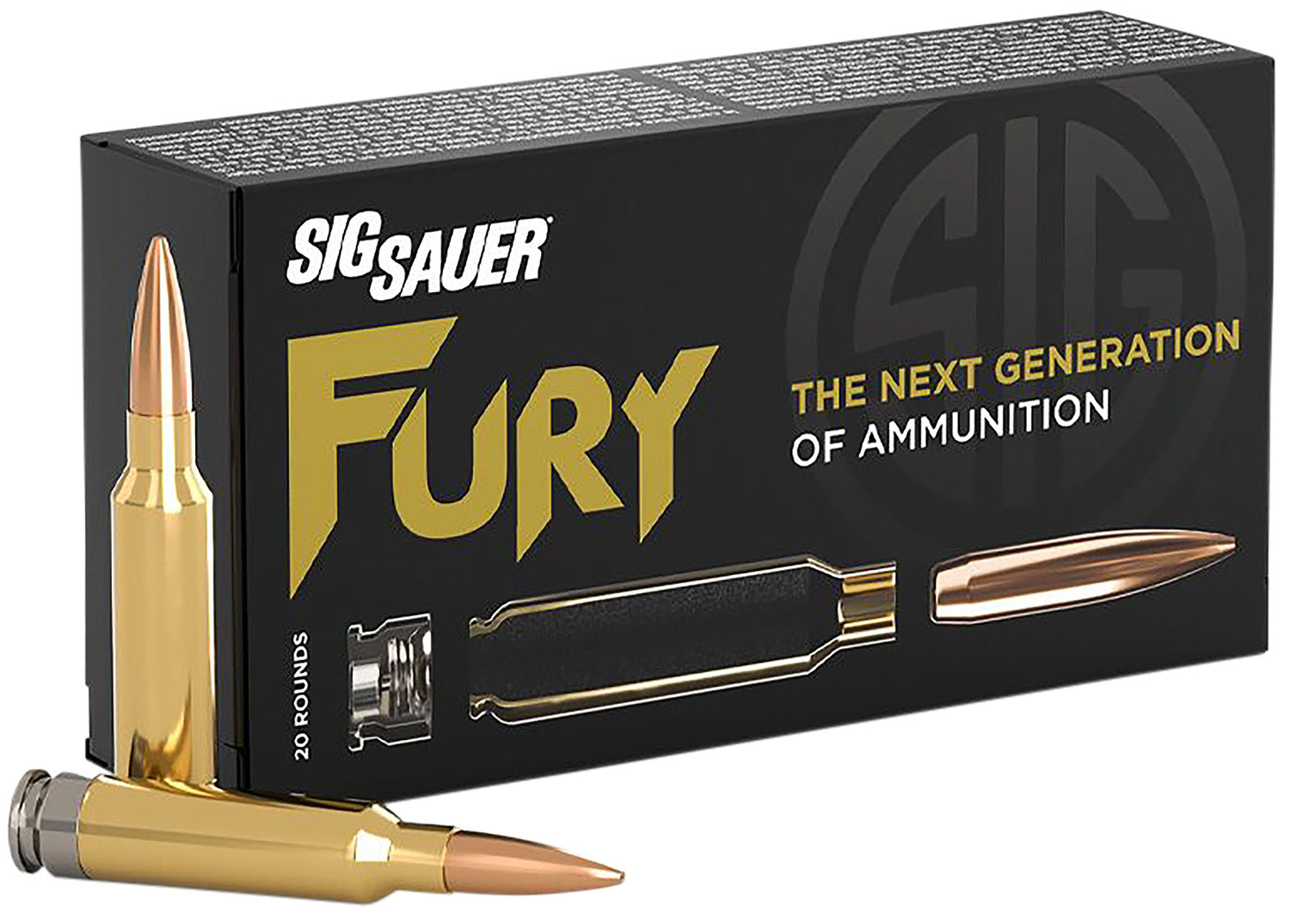 Sig Sauer H277SFOTM15520 Fury  Hunter Hybrid 277 Fury 155 gr 20 Per Box/ 10 Cs